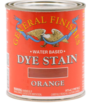 General Finishes Water Based Dye Stain Orange - Quart