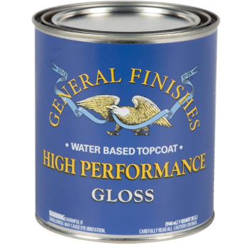 General Finishes High Performance Water-Based Topcoat Gloss - Quart
