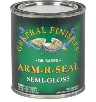 General Finishes Arm-R-Seal Oil-Based Topcoat Semi-Gloss Quart