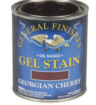 General Finishes Oil-Based Gel Stain Georgian Cherry - Quart