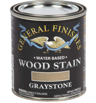 General Finishes Water-Based Wood Stain - Graystone Quart