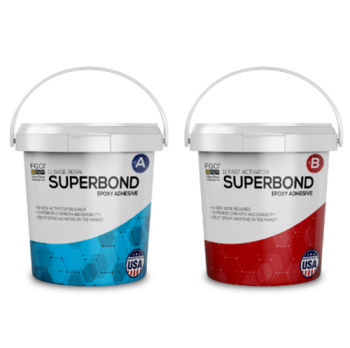 Superbond Epoxy Adhesive 1:1 Fast Cure - 2 Pint Set