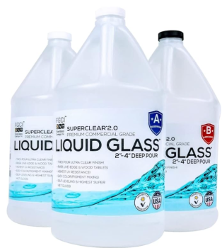 SuperClear Liquid Glass Epoxy 2-4 inch Deep Pour | FGCI