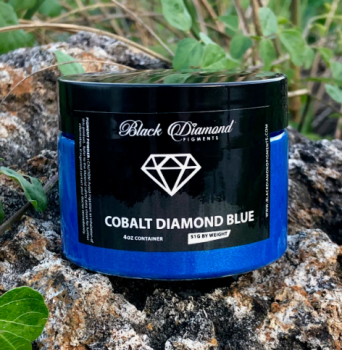 Black Diamond Pigment Mica Powder - Cobalt Diamond Blue - 1.8 oz