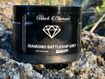 Battleship Grey Mica Powder with Diamond Effect- 51g