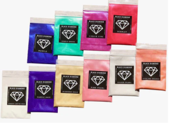 Black Diamond Pigment Mica Powder - 10 Pigment Variety Pack #3