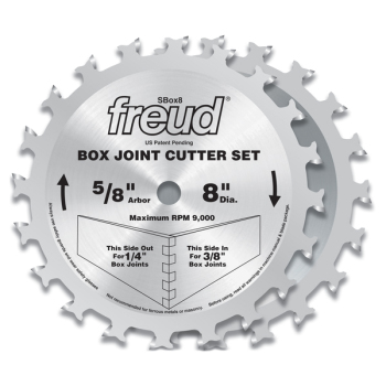 Freud Box Joint Cutter Set | Freud SBOX8