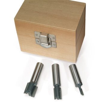 Undersized Plywood Straight Router Bits Set - 1/4" shank