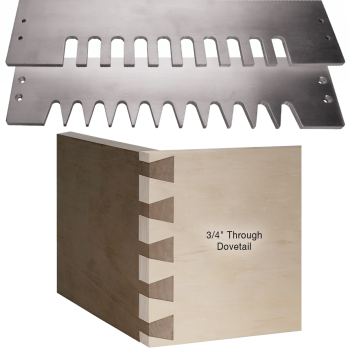 Through Dovetail Template Set for MLCS Dovetail Jig