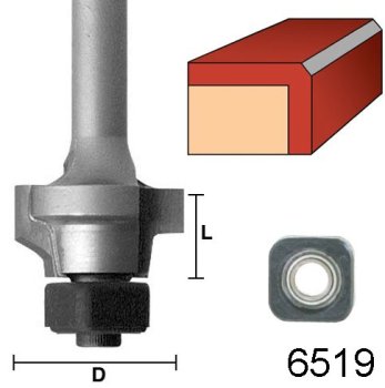 Mica File Router Bits 3/4" LD x 1/4" shank | MLCS