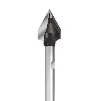 Miniature  60°  V-Groove Router Bits |  MLCS (1/8" Shank)