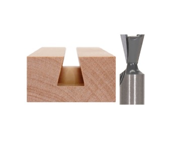 Miniature  8° Dovetail Router Bits |  MLCS (1/8" Shank)