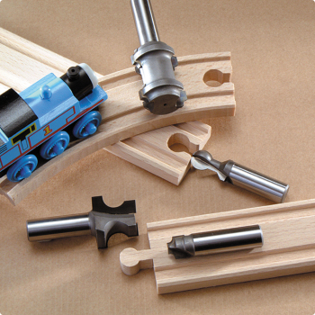 Wooden Train Track Router Bits | MLCS