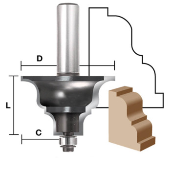 Colonial Baseboard Router Bits | MLCS