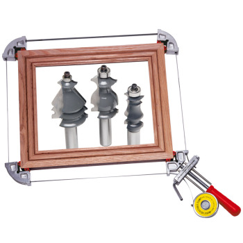 <span style='color:black;'>Picture Frame Router Bits and Merle Band Clamp Set | </span><strong><span style='color:#deb887;'>MLCS</span></strong>