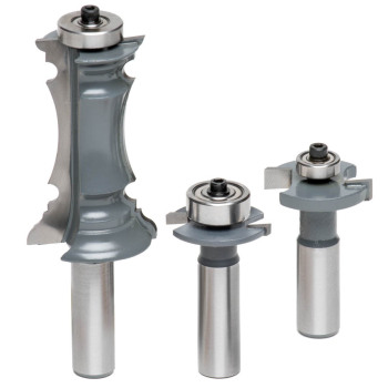 Mitered Cabinet Door Router Bits and Biscuit Joinery Set | MLCS