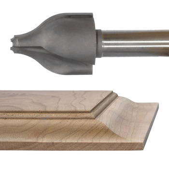 Vertical Raised Panel Router Bit - Ogee & Bead Profile | MLCS