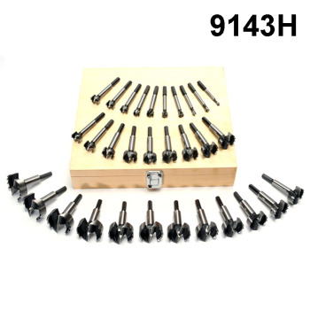 Forstner Bit Set - 31 pc - 1/4 to 2-1/8 inch