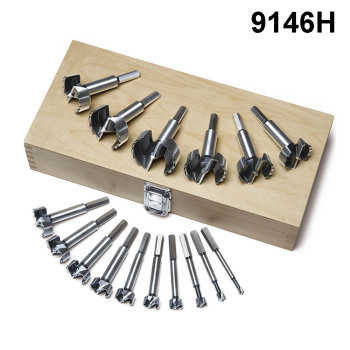 Forstner Bit Set - 16 pc - 1/4 to 2-1/8 inch