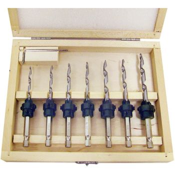 Countersink Tapered Drill Bits 7 pc Set | MLCS