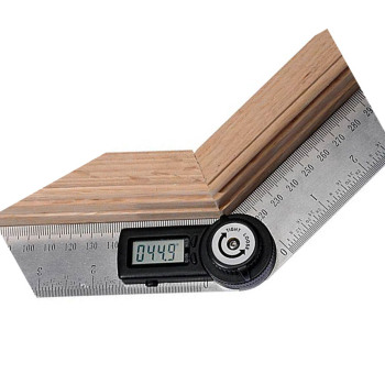 Digital Angle Finder, Protractor and Steel Rule | MLCS