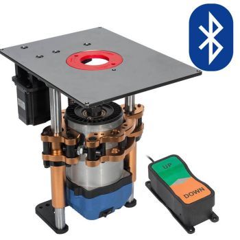 PowerLift Pro BT Motorized Router Lift with Wireless Bluetooth Connectivity for MLCS Tables