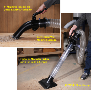 Dust Collection Floor Sweep Set