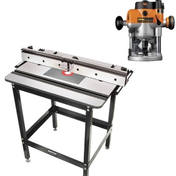 Phenolic Router Table Top Complete Package with Triton TRA001 Plunge Router