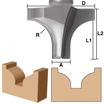 <span style='color:black;'>Plunge Round Over Router Bits with Flat Bottom Profile | </span><strong><span class='color-eagle'>EAGLE AMERICA</span></strong>