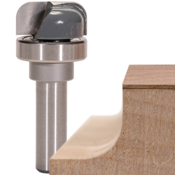 Bowl Router Bits with Bearing 1-1/8" LD x 1/2" shank | MLCS