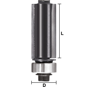 1/4" Flush Trim Router Bits 1/2" CL x 1/4" shank | MLCS