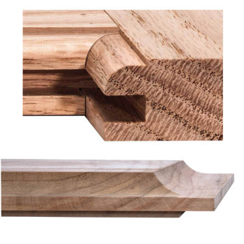 Cabinet Door Router Bits - Cove Panel & Undercutter with Round Over Rail & Stile | MLCS PREMIUM