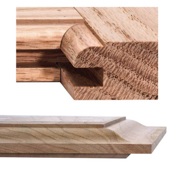 Cabinet Door Router Bits - Ogee Panel & Undercutter with Round Over Rail & Stile | MLCS PREMIUM