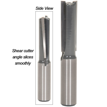 Straight Router Bits with Shear Angles | MLCS