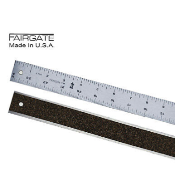 Fairgate Cork Backed Aluminum Rulers