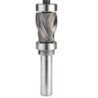 Helical Flush Trim - Pattern Spiral Compression Router Bits with Top - Bottom Bearings | Solid Carbide | EAGLE AMERICA