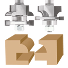 Rail & Stile Router Bits for Plywood - Round Profile | EAGLE AMERICA