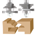 Rail & Stile Router Bits Set - Double Round Profile | EAGLE AMERICA