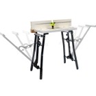 Adjustable Roller Support Stand for Router Table Tops, Miter Saws, Drill Press and Planers