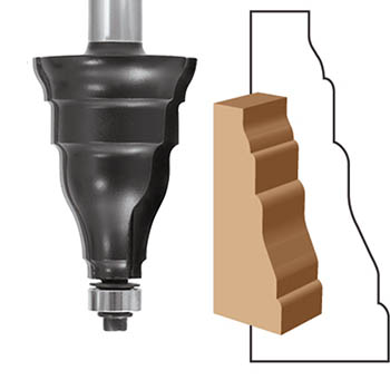 Architectural Molding Router Bits 2" CL x 1/2" shank | MLCS