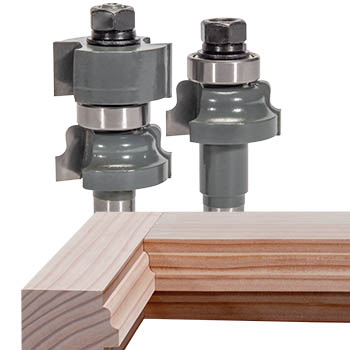 Rail and Stile Router Bits for Window Sash or Frame 2 pc Set | MLCS