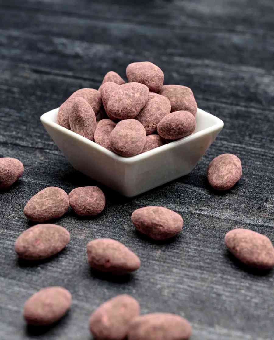 Dark Chocolate Raspberry Almonds