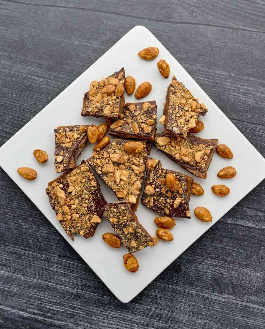 Product Image of Dark Chocolate Almond Toffee Bark