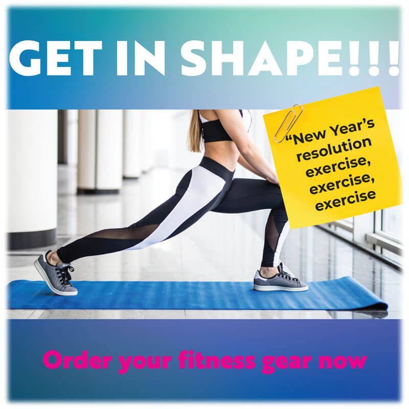 Order your fitness gear now