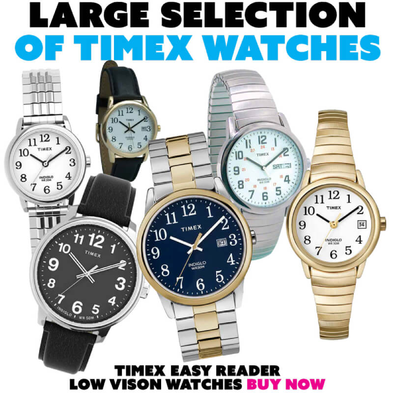 Timex easy reader low vison watches