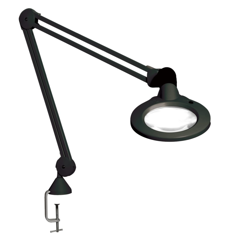KFM LED Magnifier- 45in Arm- 3.0D 1.75x- Clamp- Black