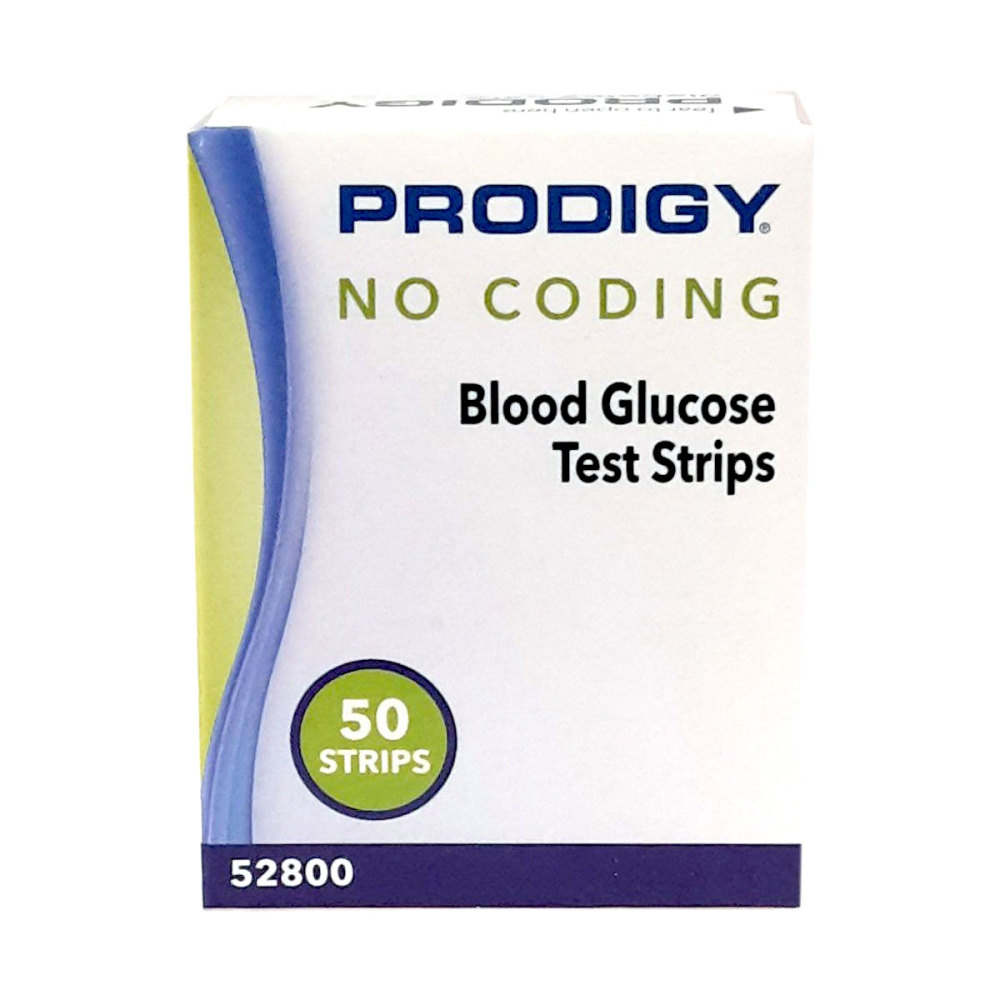 Test Strips for Prodigy Blood Glucose Monitors - 50 Strips