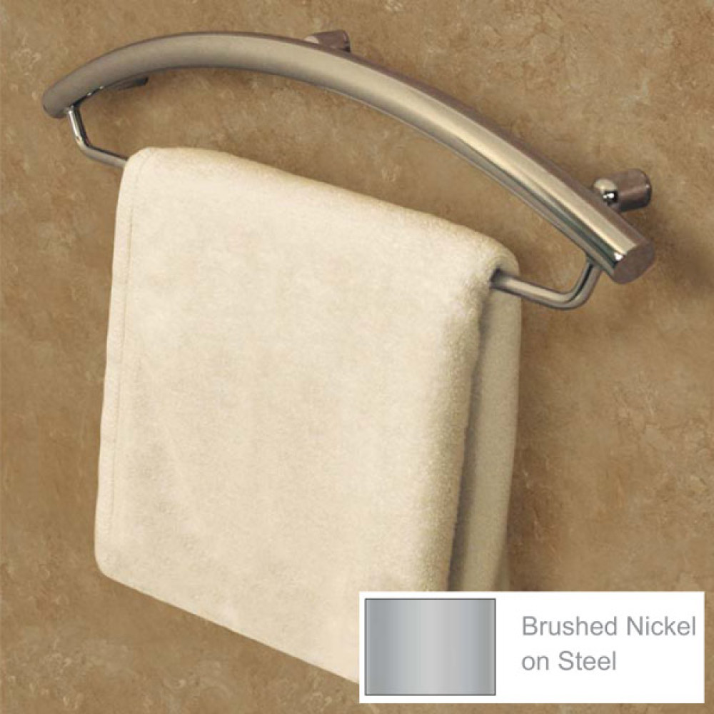 Invisia Towel Bar-Support Rail- 24-in.- Nickel