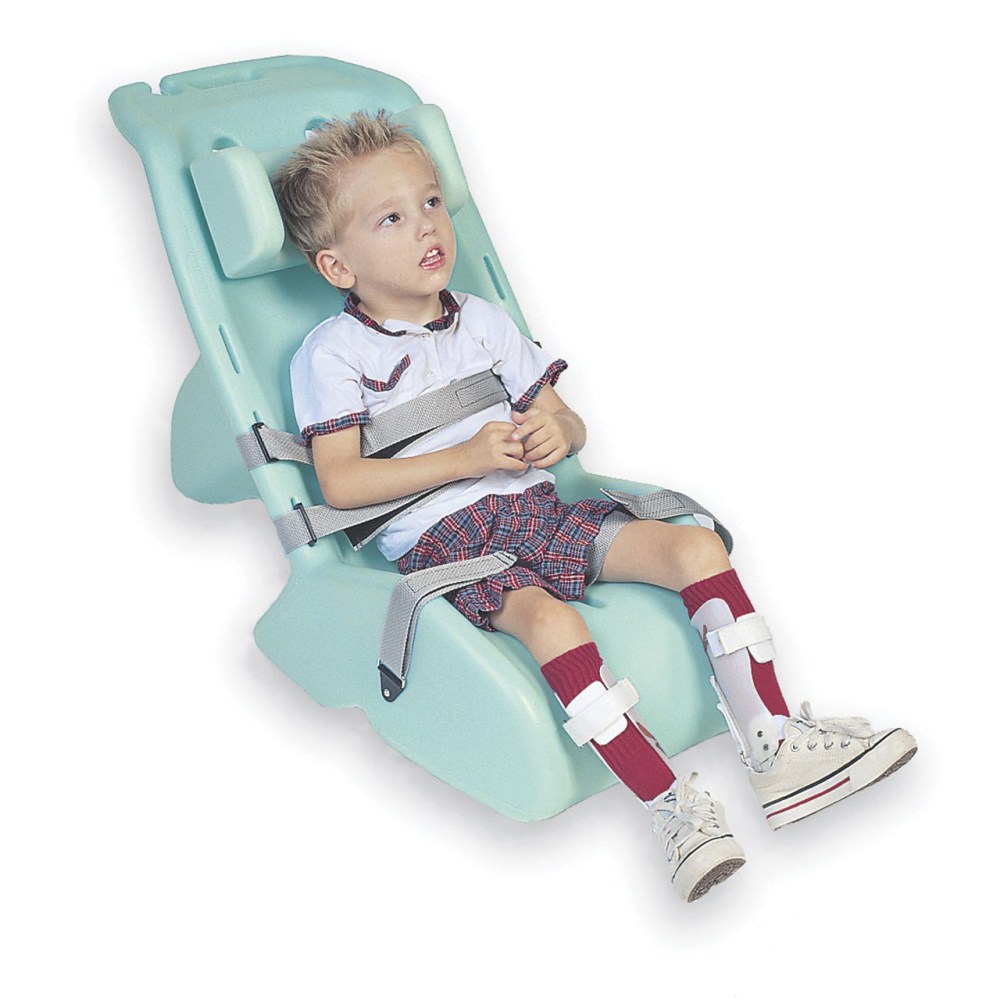 Childrens Chaise with Headrest and Straps