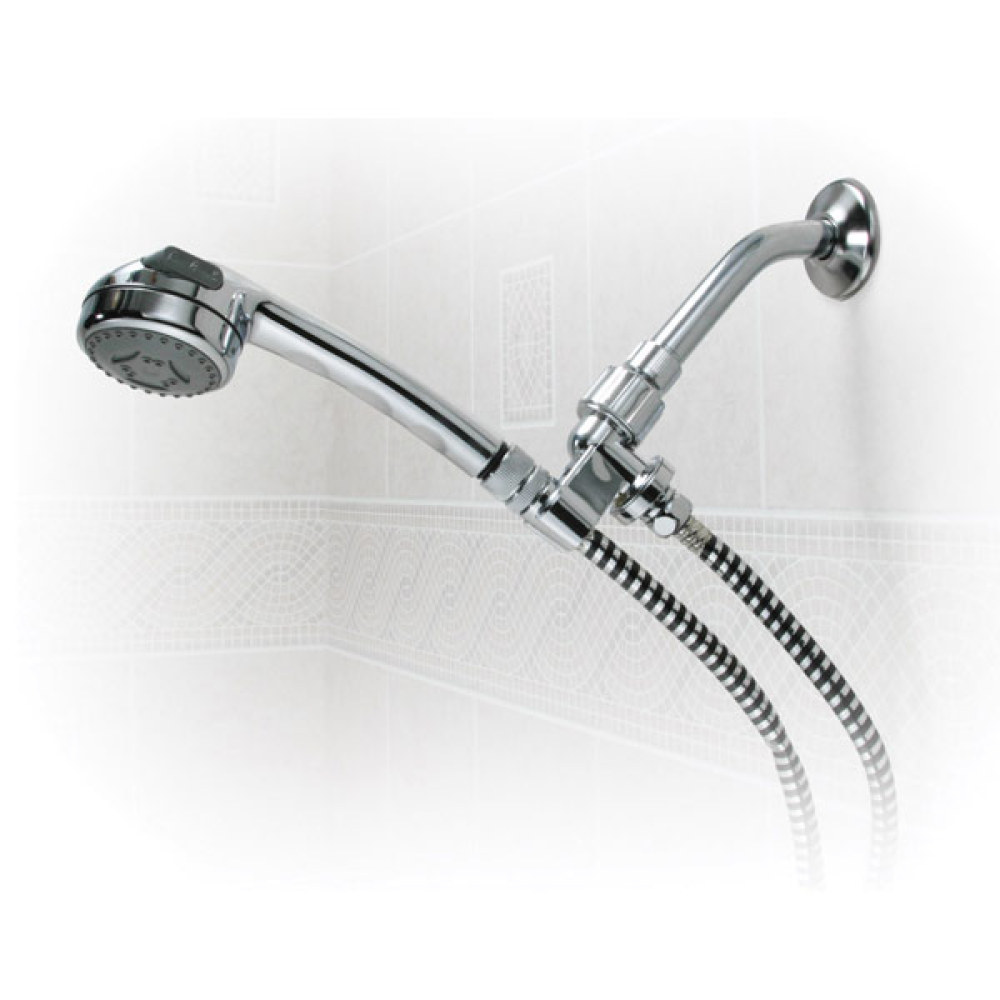 Deluxe Handheld Chrome Shower Massage with 3 Sprays